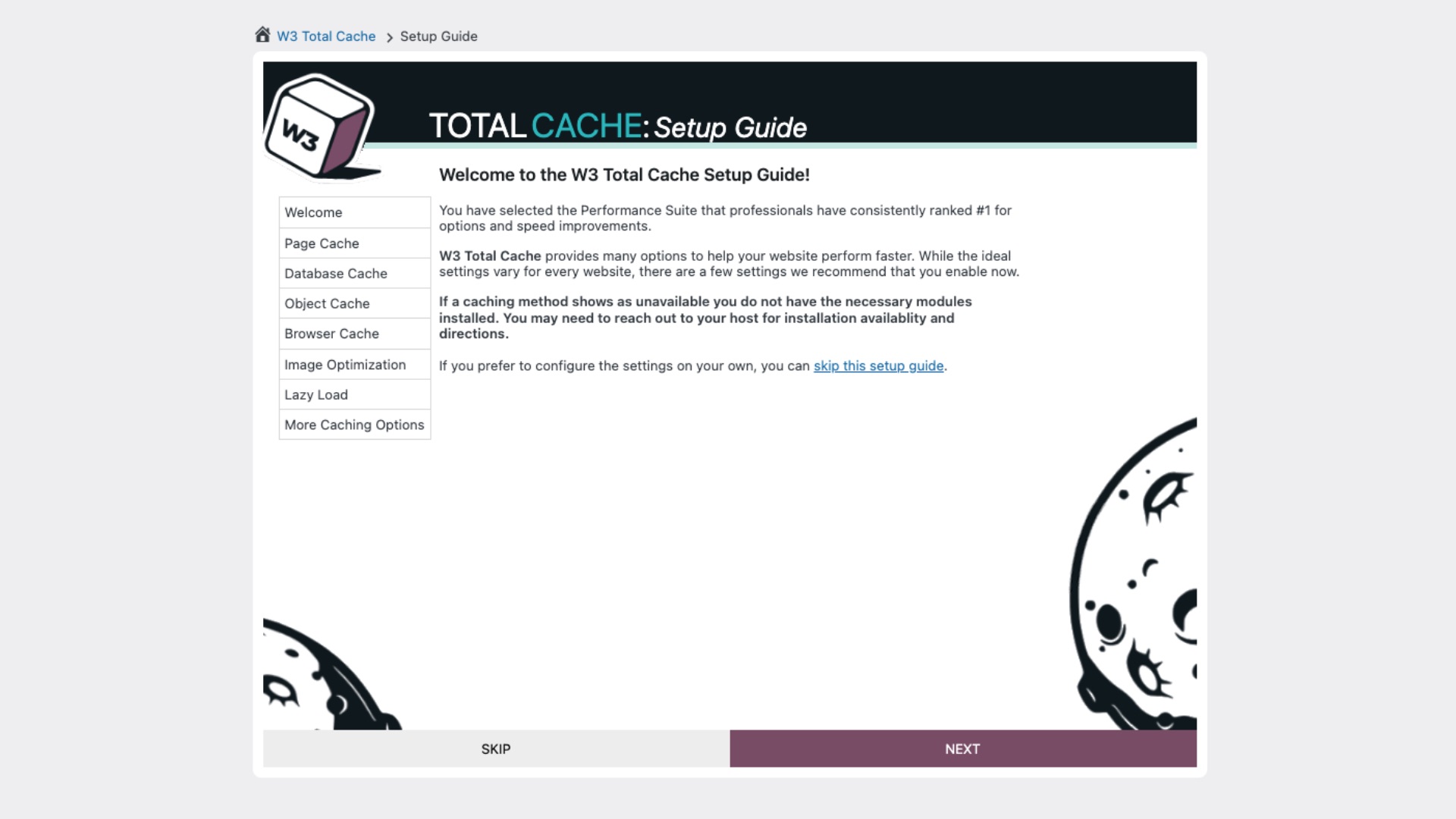 Total cache